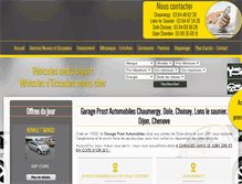 Tablet Screenshot of garage-prost.com